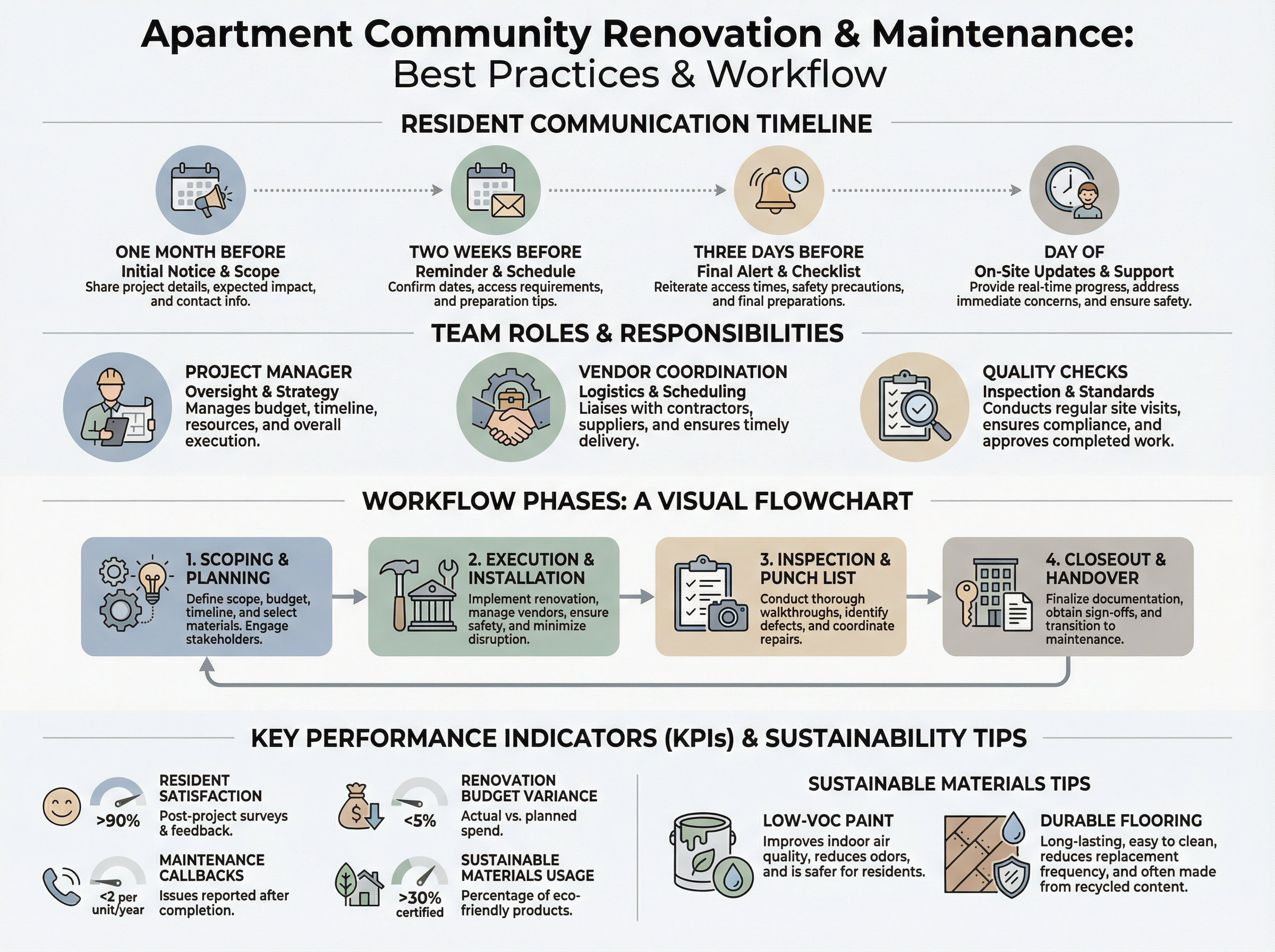 Comprehensive Guide to Apartment Community Renovation and Maintenance Projects: Boost Resident Satisfaction and Efficiency 1 Apartment community renovation planning with resident-focused strategy