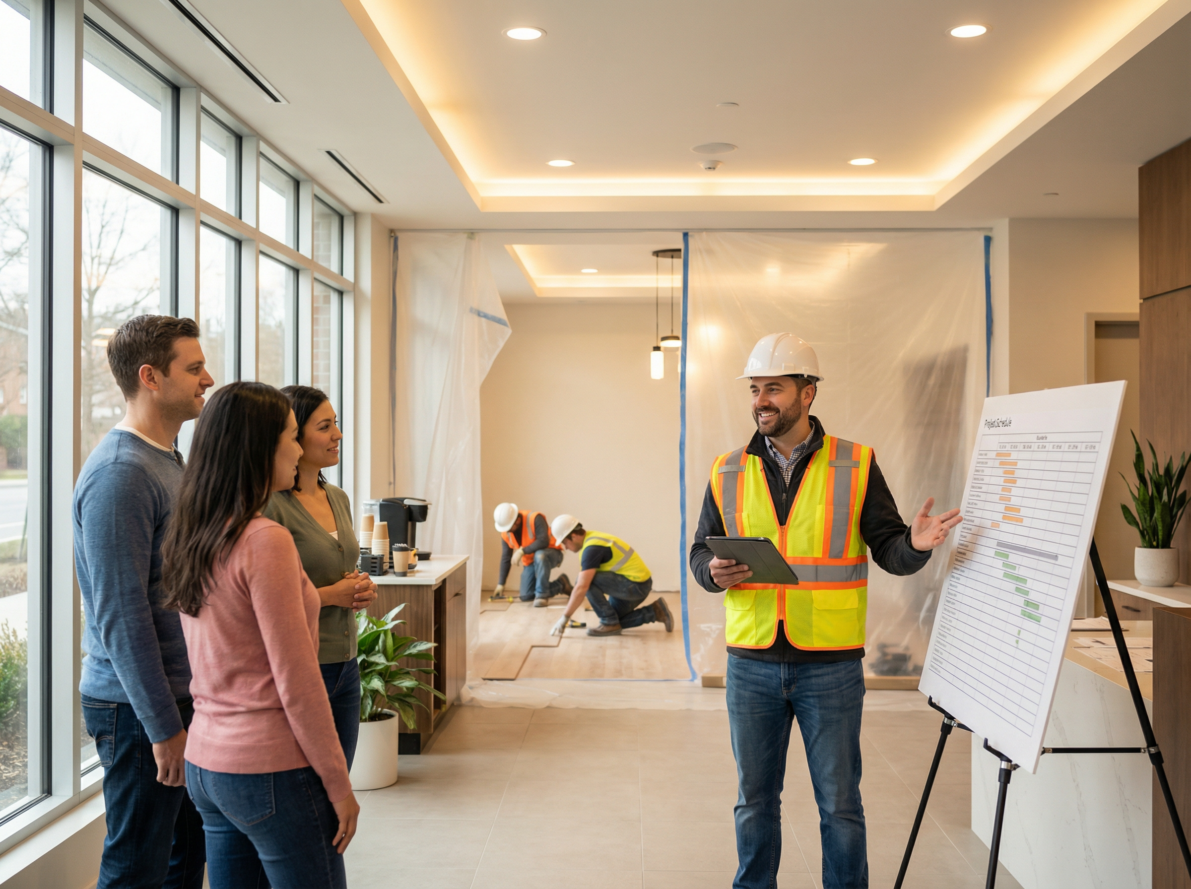 Best Practices for Resident Communication and Operations During Apartment Renovations in Multi-Family Communities 2 Coordinated renovation team working through multi-family apartment upgrades