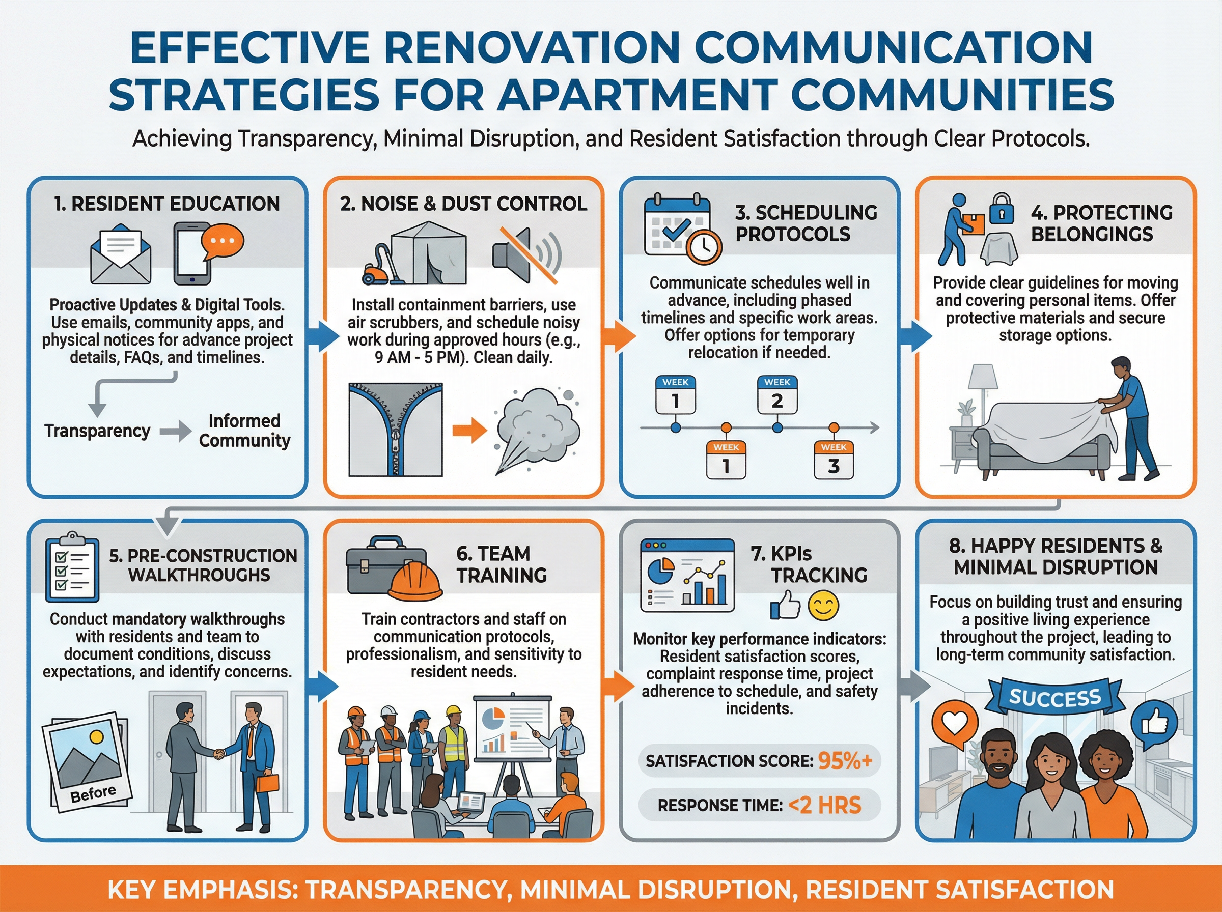 Efficient Renovation Communication and Workflow Management for Occupied Apartment Communities 1 Clear renovation communication to apartment community residents